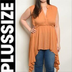 PLUS SIZE TUNIC TOP